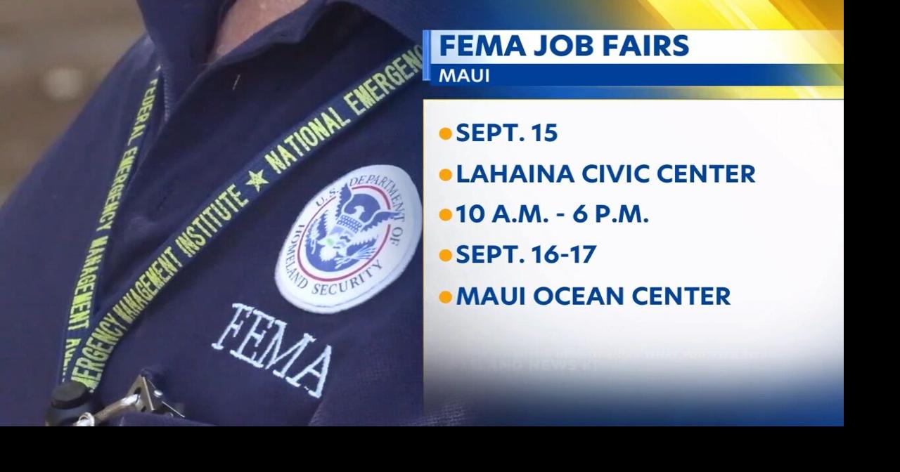FEMA hosts job fairs to boost local employment opportunities Video