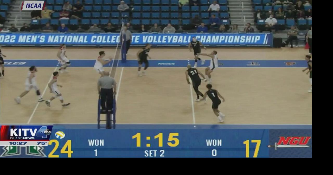 UH Manoa Men's Volleyball clinch big win in NCAA Tournament Video