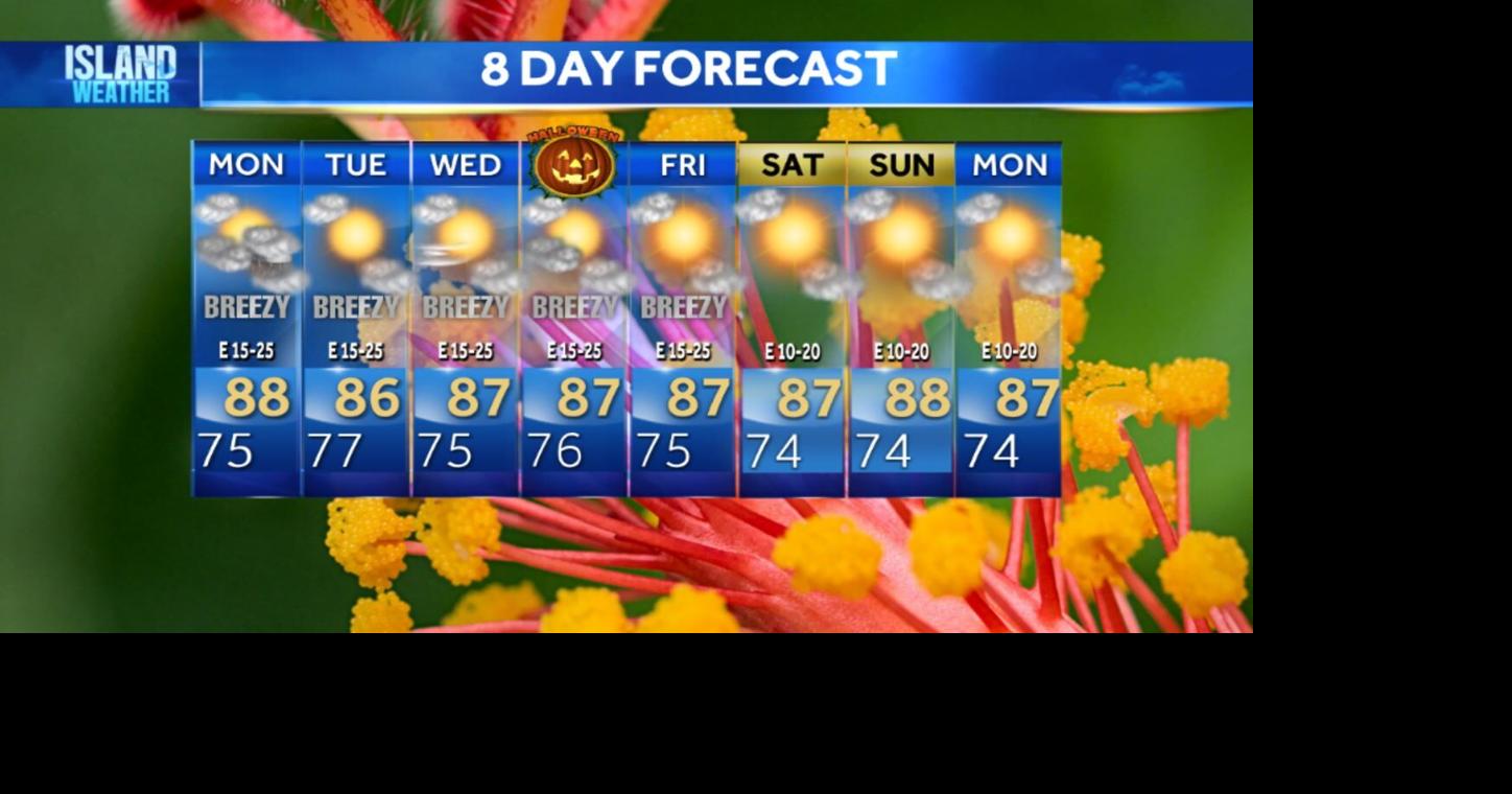 Sunday Morning Weather: Breezy trade winds and enhanced showers | Local ...
