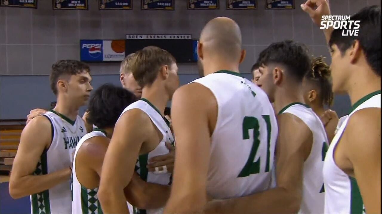 UH Mens Volleyball defeats UCSB in semifinal at California tournament Top Stories kitv