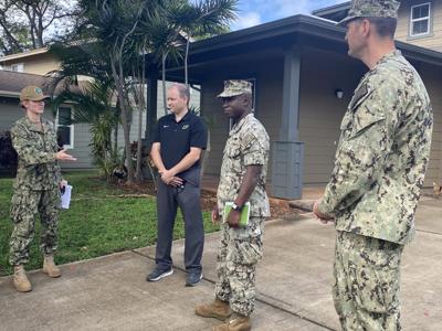 Navy holds demonstration for media on plans to flush contaminated water