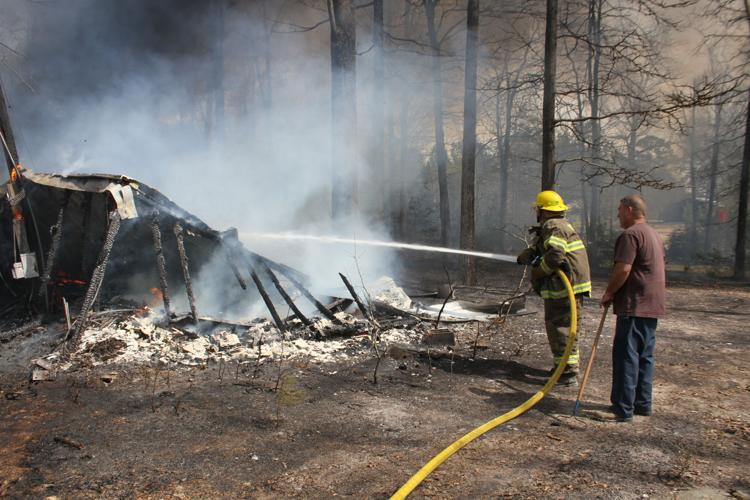 Flames pushed by high winds destroy home | Local News | kjas.com