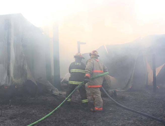 What started out as a controlled burn went out of control and burned ...