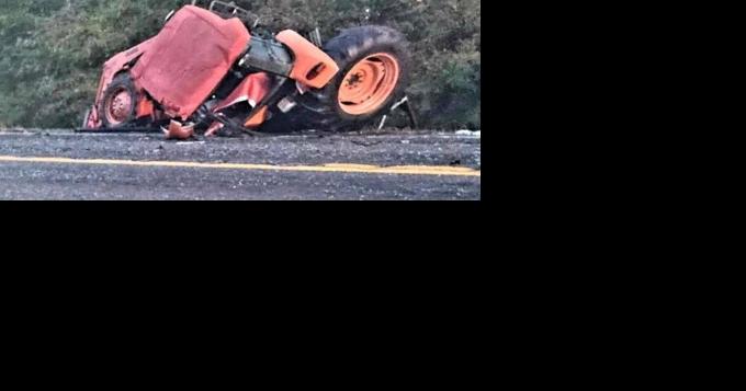 Man, 83, injured when his tractor on a highway was hit by a truck - Vimarsana News