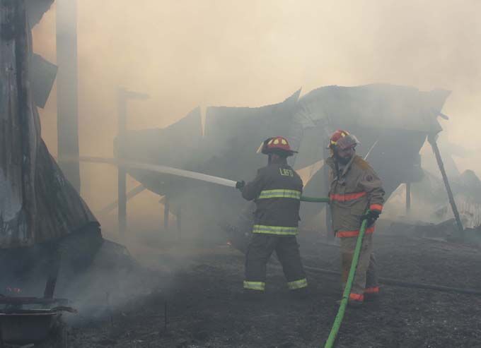 What started out as a controlled burn went out of control and burned ...