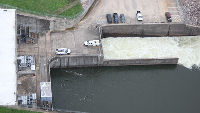 Sam Rayburn Reservoir and Town Bluff Dam continue flood operations