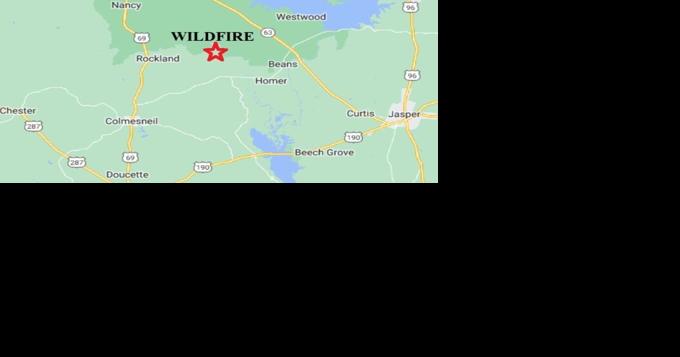 Wildfire in northwest Jasper County - Vimarsana News