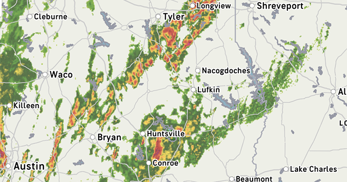 NWS Lake Charles says severe weather today