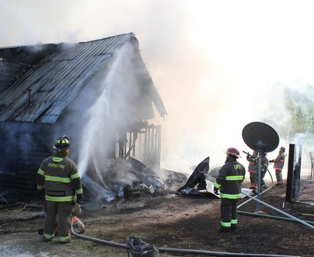 Fire destroys two story home north of Jasper | Local News | kjas.com