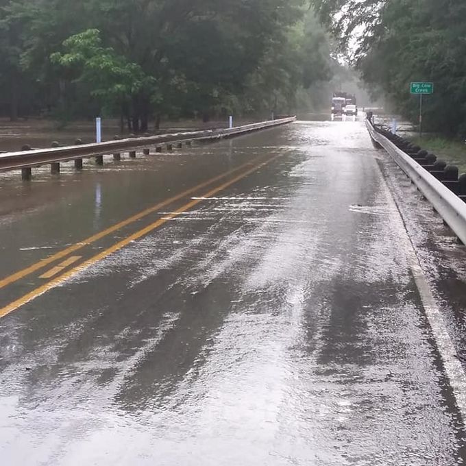 FM 363 shut down at Cow Creek in Newton County Local News