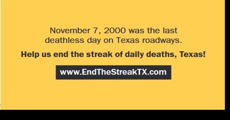 TXDOT hopes to break the 22 year streak of at least one daily traffic death - Vimarsana News