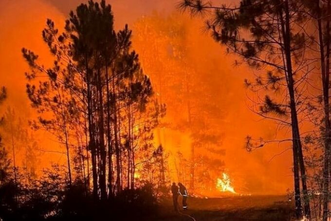 Multiple departments battle large wildfire in northwest Jasper County | Local News | kjas.com