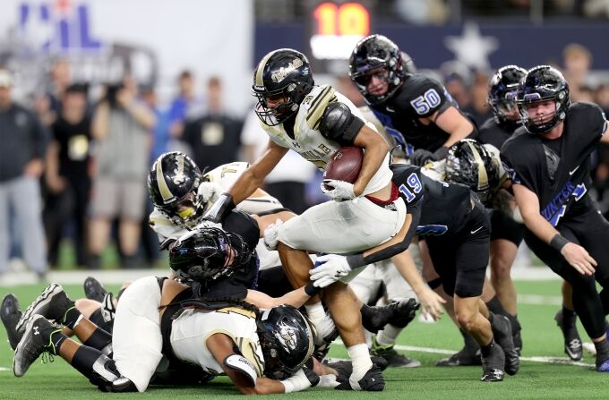 Woodville Eagles historic run ends with a 28–0 loss to Gunter in State ...