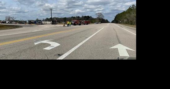 UPDATE - Big-rig rolled over south of Buna, leaked small amount of sodium hydroxide - Vimarsana News