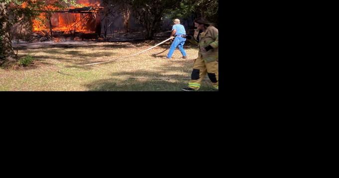 Two firefighters overcome by heat as they battled Saturday fire - Vimarsana News
