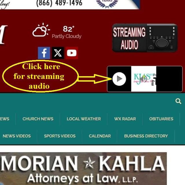 KJAS streaming audio now available directly from the KJAS website