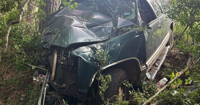 UPDATED - One injured when an SUV crashed into trees - Vimarsana News