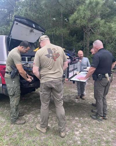 Jasper County Sheriff hits the button, blowing a hole in the ground ...