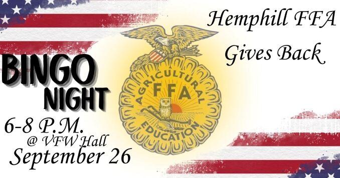 Hemphill High School FFA & Hemphill VFW Post to host bingo games on Thu ...