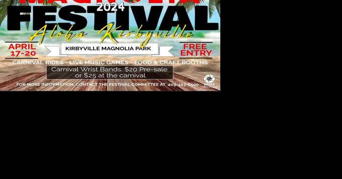 Kirbyville Magnolia Festival Committee announces this year's theme | Civic Events - Vimarsana News