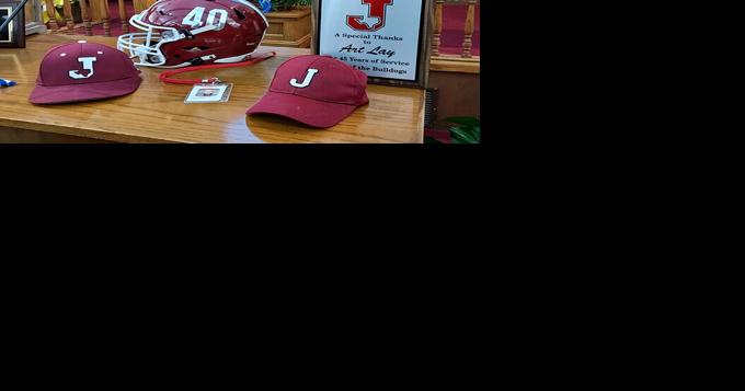 The man, the life, the legend...Art Lay gets a Bulldog helmet with 40 - Vimarsana News