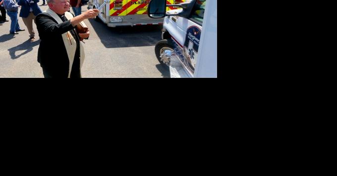 Blessing of the Ambulances & Medical Helicopter held on Tuesday - Vimarsana News