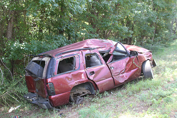 Driver escapes serious injury when vehicle leaves road and hits trees ...