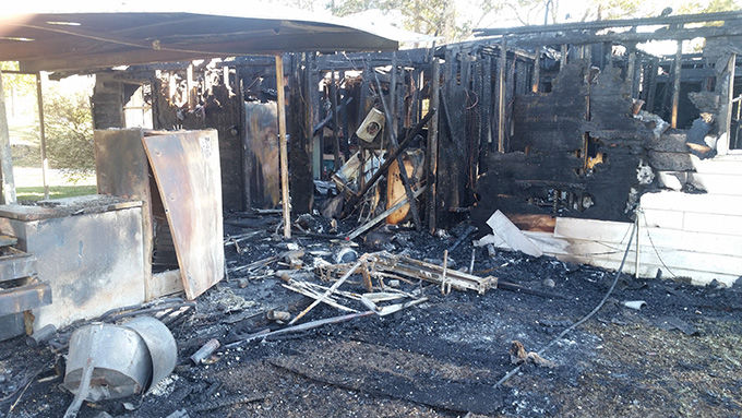 Friday morning fire destroys home east of Jasper | Local News | kjas.com