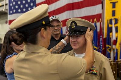 Warren’s Kaleb Willis makes CPO aboard the carrier Abraham Lincoln ...