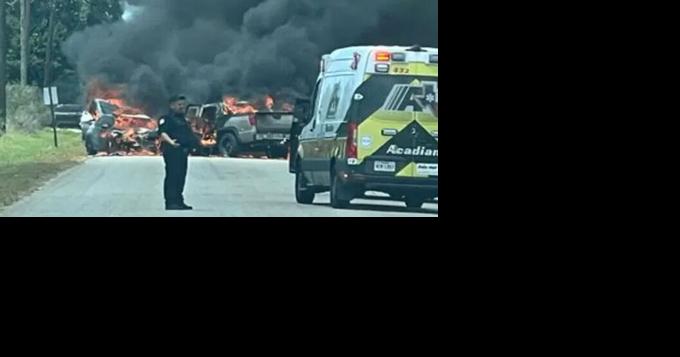 No one injured when vehicles burst into flames following collision in Beaumont - Vimarsana News