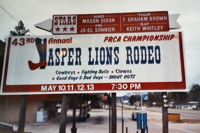 Old Jasper rodeo sign repurposed | Local News | kjas.com