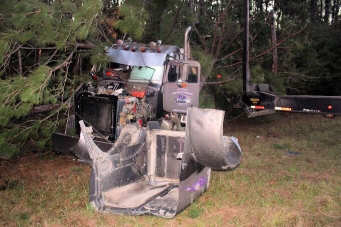 Log truck driver died after crash in Polk County | Local News | kjas.com
