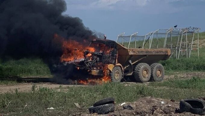 Beaumont firefighters battle large dump truck blaze Local News