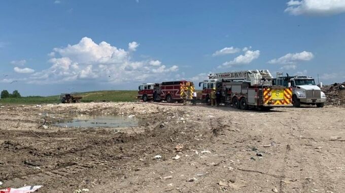 Beaumont firefighters battle large dump truck blaze Local News