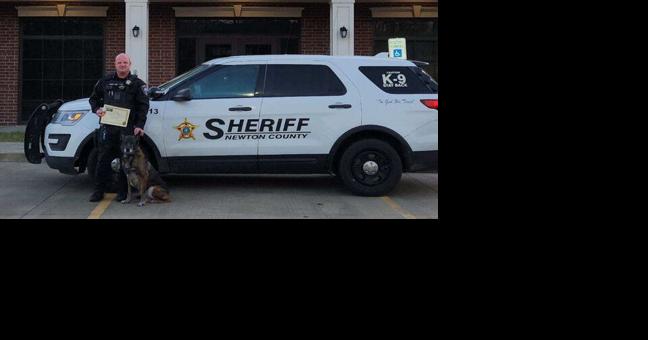 K9 Bruce reports for duty in Newton County and already makes two drug-related arrests - Vimarsana News