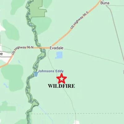 Large wildfire burned near Evadale on Monday afternoon | Local News ...