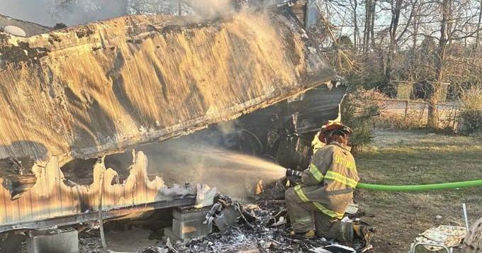 Early morning fire destroys home east of Jasper | Local News | kjas.com