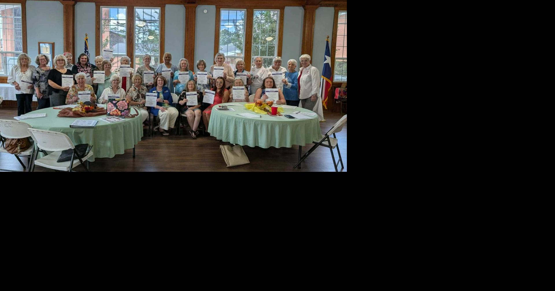 Woman’s Civic Club of Jasper Begins New Club Year with Service and Support