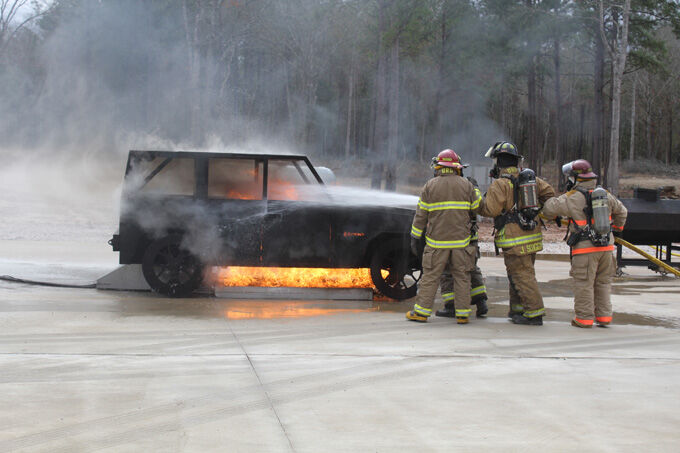 Local leaders and others dedicate new fire training facility | Local ...