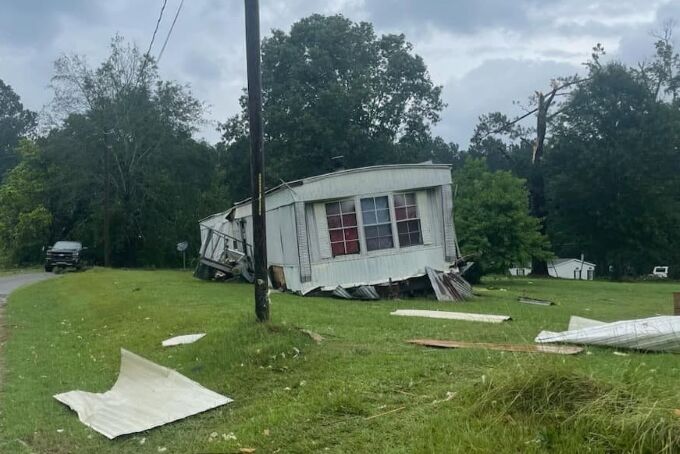 Storm damage and a large natural gas leak in Sabine Parish | Local News ...