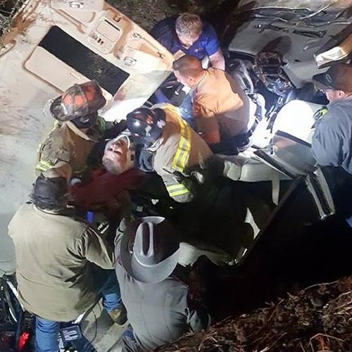 Trooper receives top honor after helping firefighters rescue a man