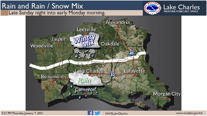 Very slight chance of snow Sunday night and ice Monday morning | Local ...