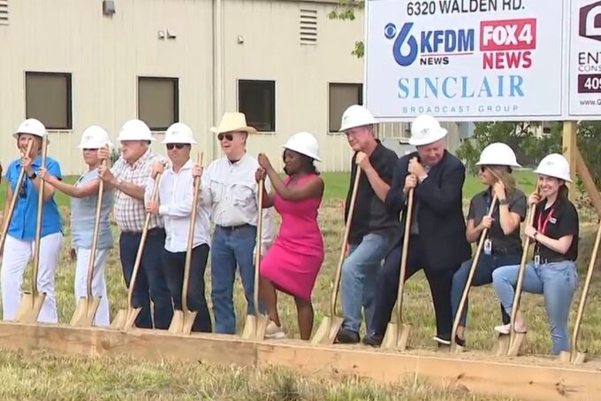 KFDM breaks ground to build new offices and studios on Walden Road