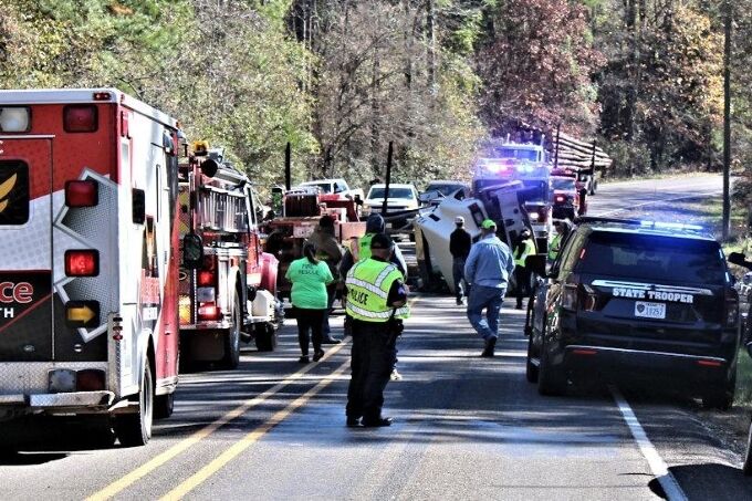 Woodville log truck driver involved in a crash in Polk County | Local ...