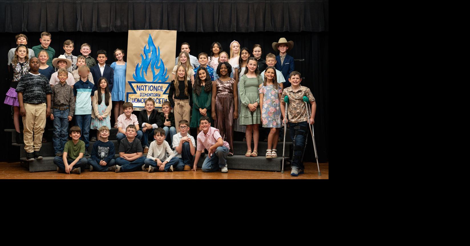 Kirbyville Elementary School 2026 National Elementary Honor Society Inductees