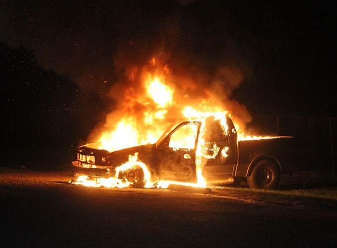 Early morning fire destroys vehicle at local concrete business | Local ...