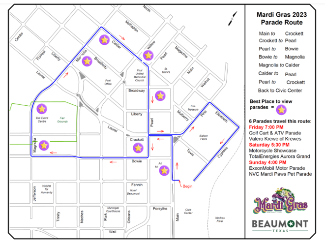 mardi gras parade beaumont texas