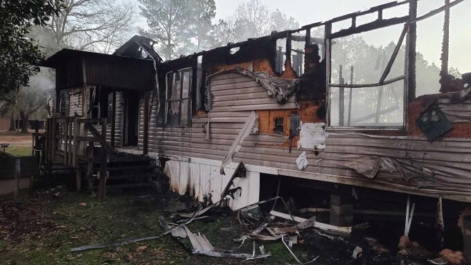 Fire destroyed a house just south of Jasper | Local News | kjas.com