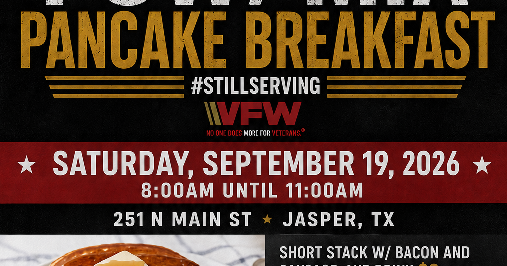 POW/MIA Pancake Breakfast to Benefit Local Veterans