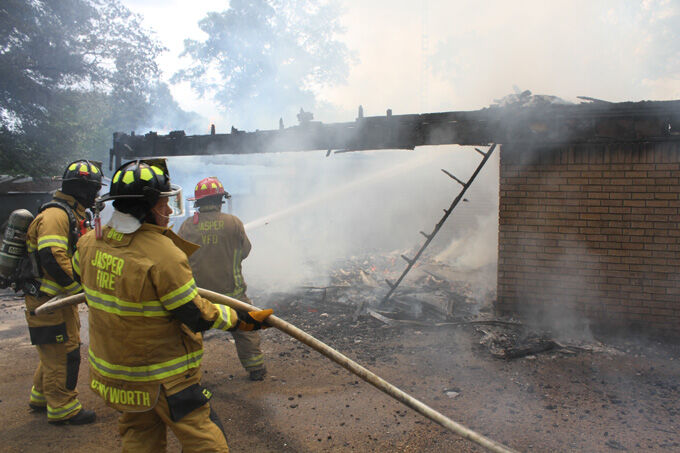 Sunday fire destroys home east of Jasper | Local News | kjas.com